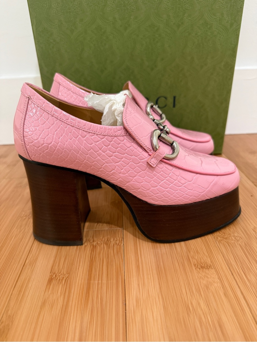 Gucci Horsebit Platform Shoes - Picture 3 of 10